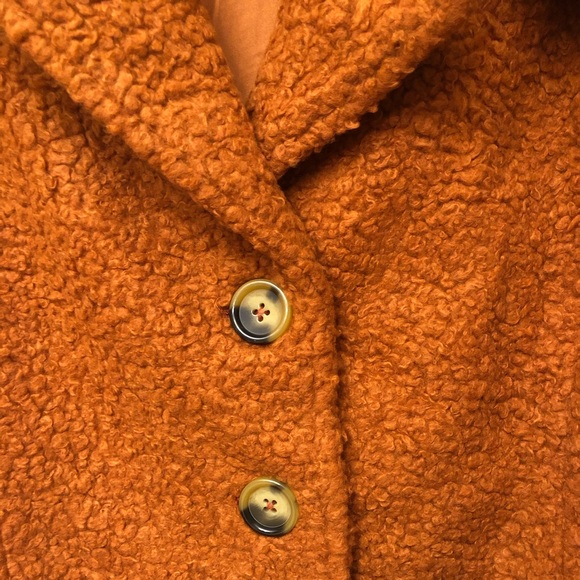 Free People Soft Faux Shearling Warm Tendy Coat M - Picture 10 of 15